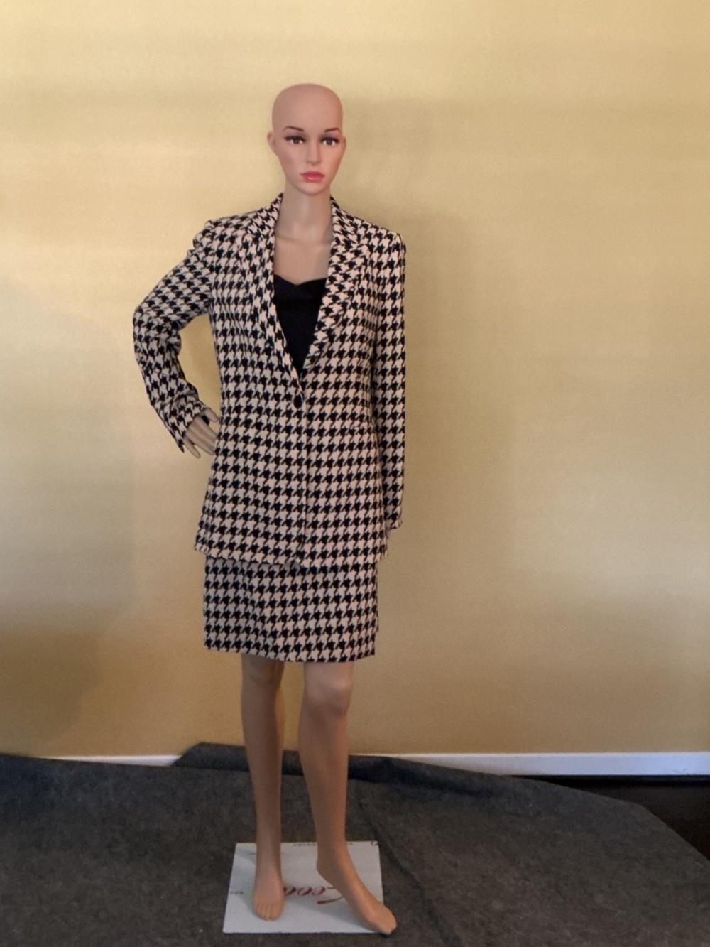 Alice and Olivia NWT Blazer Houndstooth Size 8 - Picture 2 of 9